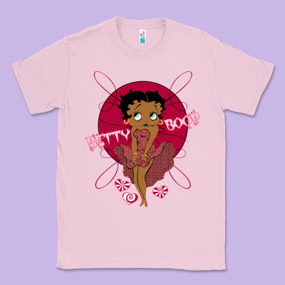 Black Betty Boop Classic Tee Designed By Artisfamous