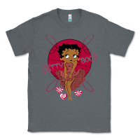 Charcoal Heather Black Betty Boop Classic Tee - artisFamous