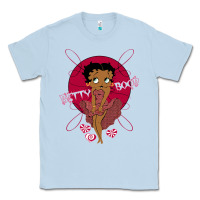 Dusty Blue Black Betty Boop Classic Tee - artisFamous