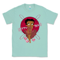 Seafoam Black Betty Boop Classic Tee - artisFamous
