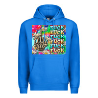 True Royal fuck everything skeletons Premium Hoodie - AdoDesignShop