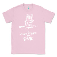 Bubblegum Pink bourdain cook free or die Classic Tee - artisFamous