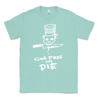 Seafoam bourdain cook free or die Classic Tee - artisFamous