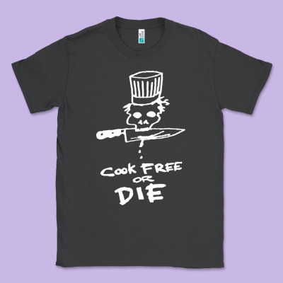Bourdain Cook Free Or Die Classic Tee Designed By Artisfamous