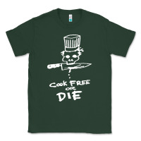 Sports Green bourdain cook free or die Classic Tee - artisFamous