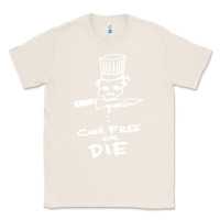 Natural bourdain cook free or die Classic Tee - artisFamous