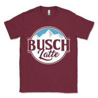 Burgundy busch latte Classic Tee - artisFamous
