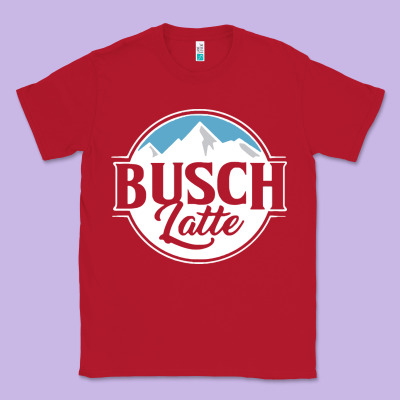 Busch Latte Classic Tee Designed By Artisfamous