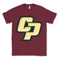 Burgundy Cal Poly CP Classic Tee - artisFamous
