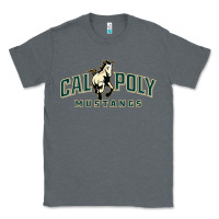 Charcoal Heather cal poly mustangs Classic Tee - artisFamous