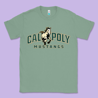 Cal Poly Mustangs Classic Tee Designed By Artisfamous