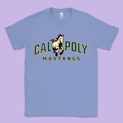 Cal Poly Mustangs Classic Tee Designed By Artisfamous