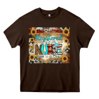 Chocolate Brown Registered Nurse Tumbler Heavy Core Tee - BundleAndBundleShop