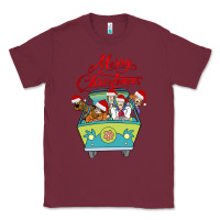 Burgundy Scooby Doo merry christmas Classic Tee - artisFamous