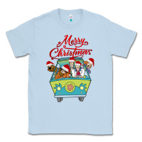 Dusty Blue Scooby Doo merry christmas Classic Tee - artisFamous