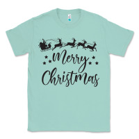 Seafoam merry christmas Classic Tee - artisFamous
