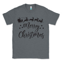 Charcoal Heather merry christmas Classic Tee - artisFamous