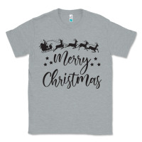 Heather Grey merry christmas Classic Tee - artisFamous