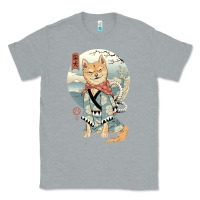 Heather Grey shiba inu dog japan Classic Tee - artisFamous