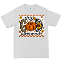Dove Grey With God All Things Are Possible Premium Tee - CowhideDigitalArt