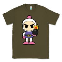Army Green bomberman Classic Tee - artisFamous