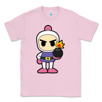 Bubblegum Pink bomberman Classic Tee - artisFamous