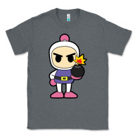 Charcoal Heather bomberman Classic Tee - artisFamous