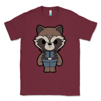Burgundy rocket racoon chibi Classic Tee - artisFamous