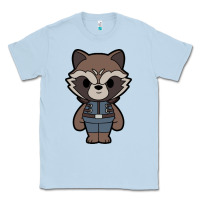 Dusty Blue rocket racoon chibi Classic Tee - artisFamous