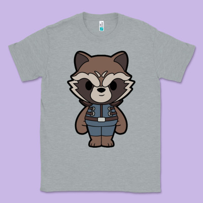 Rocket Racoon Chibi Classic Tee Designed By Artisfamous