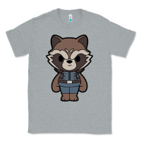 Heather Grey rocket racoon chibi Classic Tee - artisFamous
