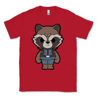 Red rocket racoon chibi Classic Tee - artisFamous