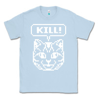 Dusty Blue kill no more heroes cat Classic Tee - artisFamous