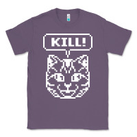 Lavender kill no more heroes cat Classic Tee - artisFamous