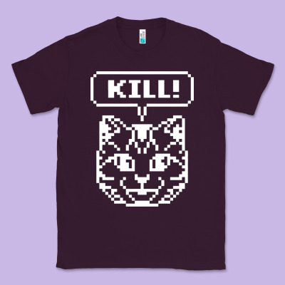 Kill No More Heroes Cat Classic Tee Designed By Artisfamous