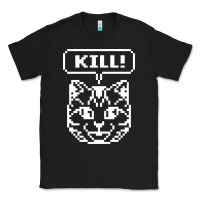 Black kill no more heroes cat Classic Tee - artisFamous