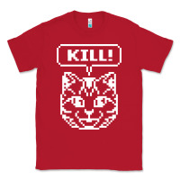 Red kill no more heroes cat Classic Tee - artisFamous