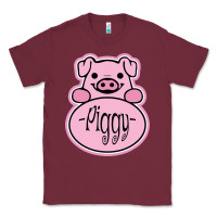 Burgundy pig piggy costume Classic Tee - artisFamous