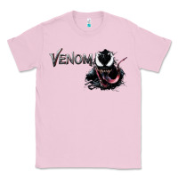 Bubblegum Pink VENOM THE MOVIE Classic Tee - artisFamous