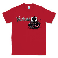 Red VENOM THE MOVIE Classic Tee - artisFamous