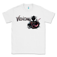White VENOM THE MOVIE Classic Tee - artisFamous