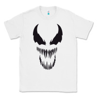 White VENOM THE MOVIE Classic Tee - artisFamous