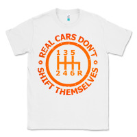 White real cars dont shift themselves Classic Tee - artisFamous