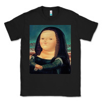 Black fernando botero mona lisa Classic Tee - artisFamous