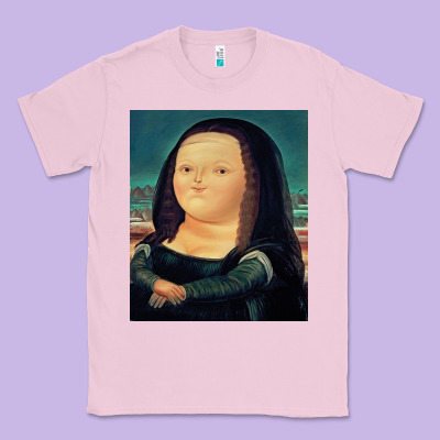 Fernando Botero Mona Lisa Classic Tee Designed By Artisfamous