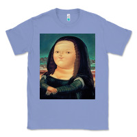 Colony Blue fernando botero mona lisa Classic Tee - artisFamous