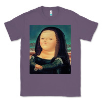 Lavender fernando botero mona lisa Classic Tee - artisFamous
