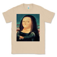 Mushroom fernando botero mona lisa Classic Tee - artisFamous