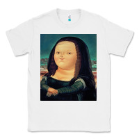 White fernando botero mona lisa Classic Tee - artisFamous