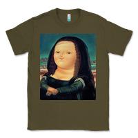 Army Green fernando botero mona lisa Classic Tee - artisFamous